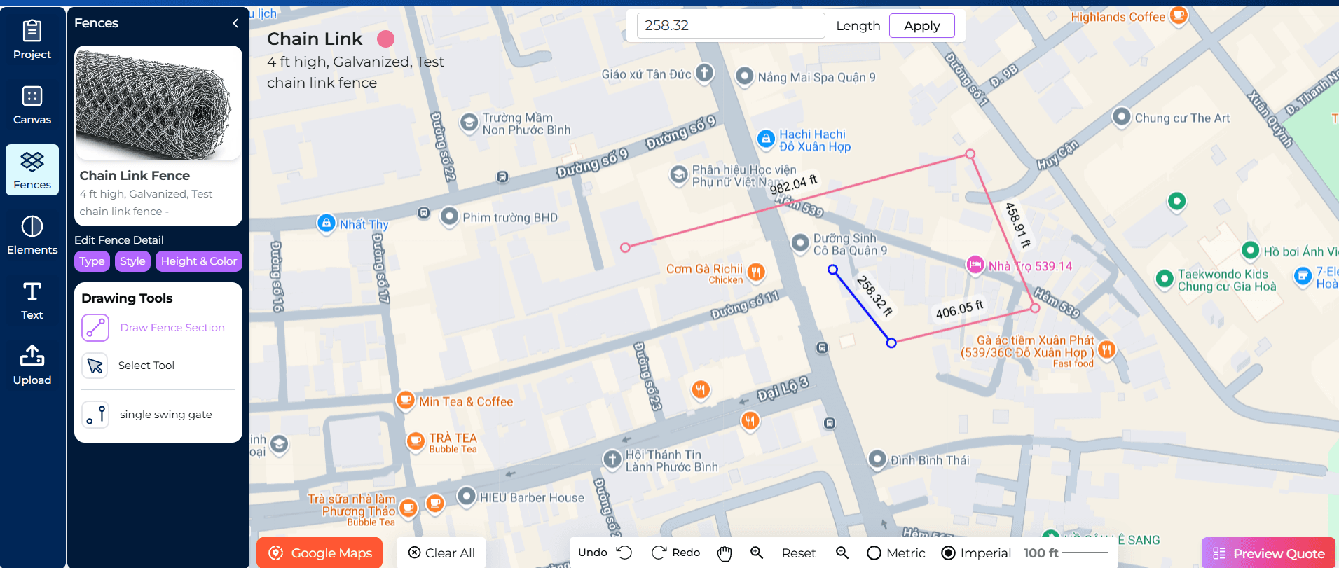 DirtFace - Fencing Business Management Platform Screenshot 2